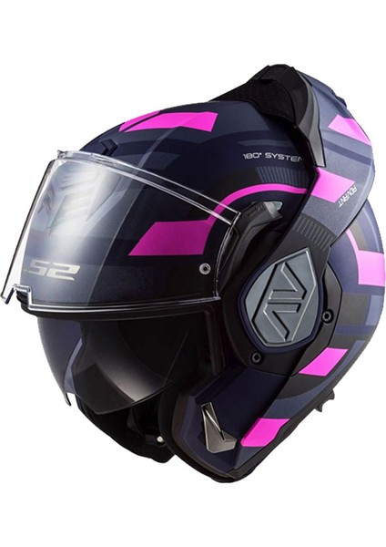 Advant Velum Mat Mavi-Pembe Kask
