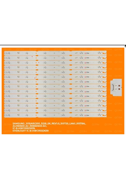 Sline STL0030T Arçelik, Beko, Grundig 55 Inç SAMSUNG_2015ARC550 Tv LED Bar