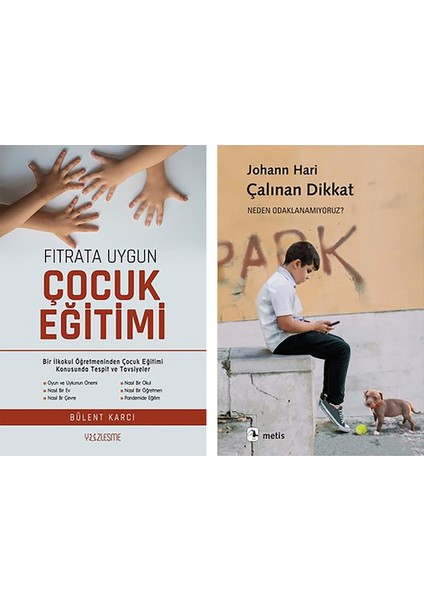 Fıtrata Uygun Çocuk Eğitimi Çalınan Dikkat 2 Kitap Set – Johann Hari