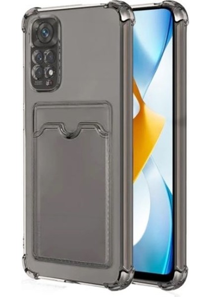 Xiaomi Redmi Note 11 Kılıf Kartlıklı Darbe Korumalı Silikon
