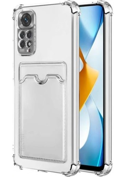 Xiaomi Redmi Note 11 Pro Kılıf Kartlıklı Darbe Korumalı Silikon