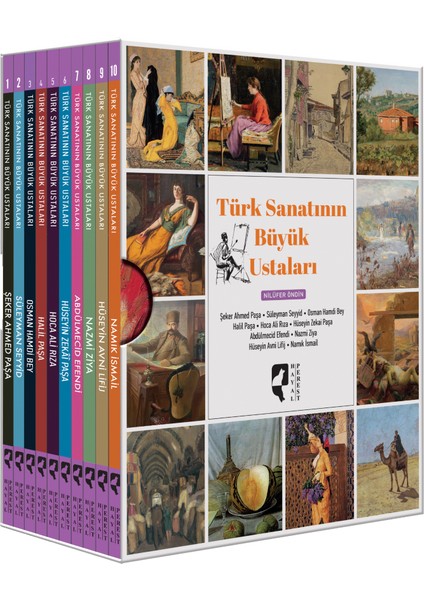 Türk Sanatının Büyük Ustaları 10 Kitap Kutulu Set - Nilüfer Öndin