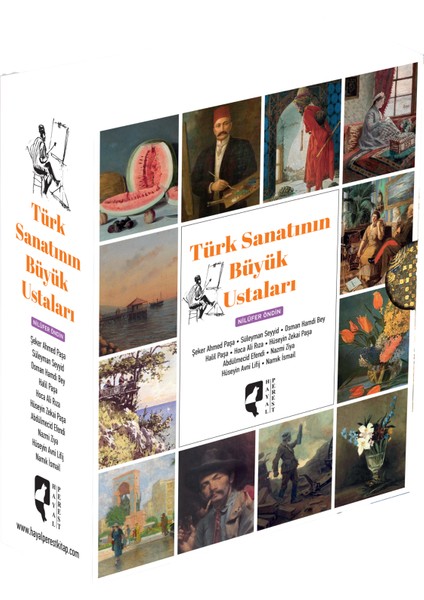 Türk Sanatının Büyük Ustaları 10 Kitap Kutulu Set - Nilüfer Öndin