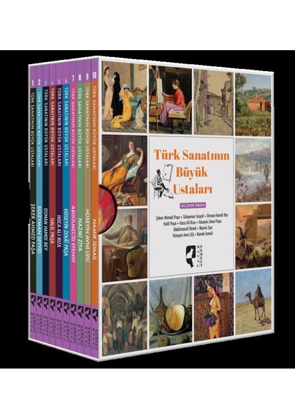 Türk Sanatının Büyük Ustaları 10 Kitap Kutulu Set - Nilüfer Öndin