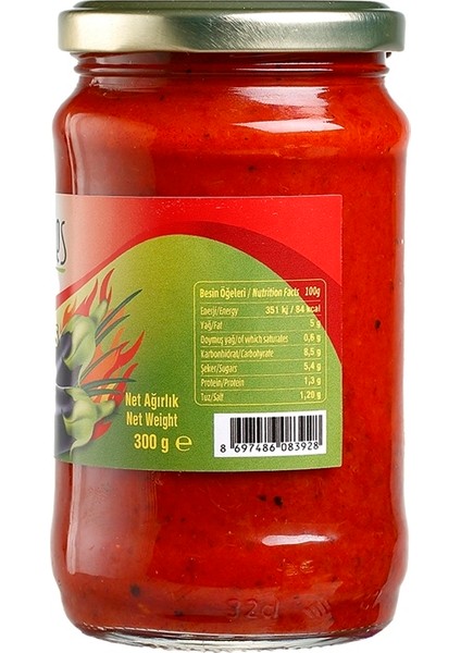 Ajvar Sos (Acılı) 320 gr