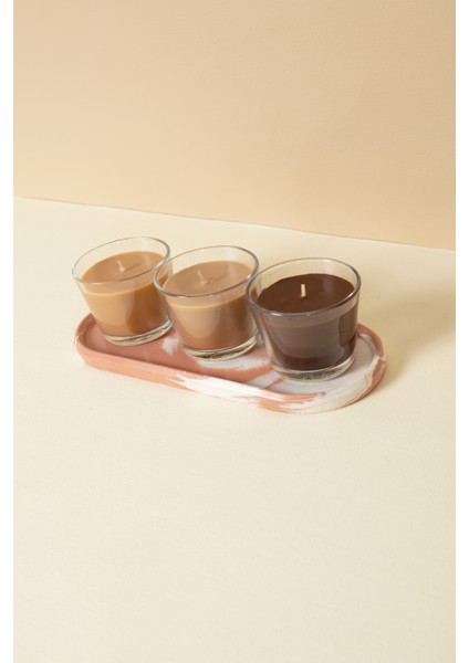 Beton Oval Terracotta Beyaz Mermer Desenli Altlık/sunumluk/tepsi/beton Dekoratif Sunumluk indirimleri