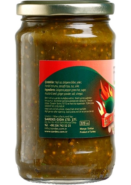 Zencefilli Jalapeno Sos (Acılı) 320 gr