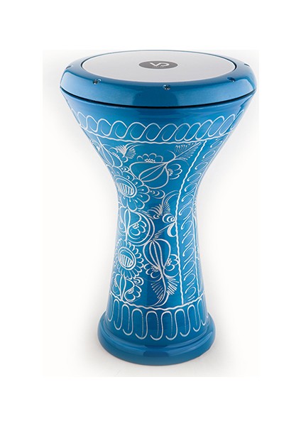3029M Mavi Döküm Erzincan Işlemeli Darbuka