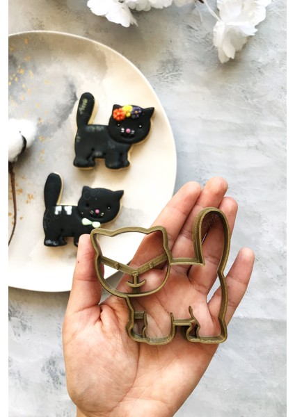 Gold Kedi Kurabiye Kalıbı fiyatları
