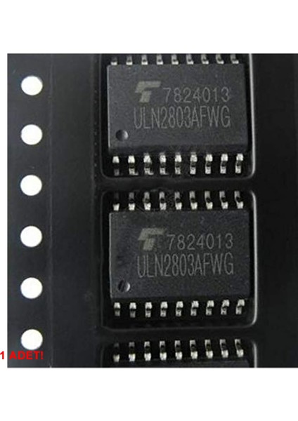 ULN2803A Npn 8 Adet Darlington Transistör Sürücü Entegre SOP18 Smd 18 Bjt Bipolar