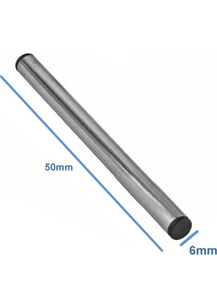 Çelik Sensör Başlığı 6X50MM Kılıf Sıcaklık Isı Sensör Kutusu Metal Tüp Boru Sensör Koruyucu