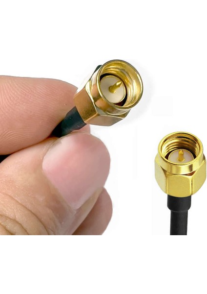 RG316 10CM Sma Erkek Erkek Kablo Rf Uzatma Kablosu Altın Kaplama Soket Wi-Fi Anten fırsatları