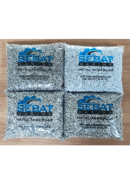 9.5 Klikıt Delikli Tırnak Paslanmaz Tek Tırnak Boyalı 7200 Set