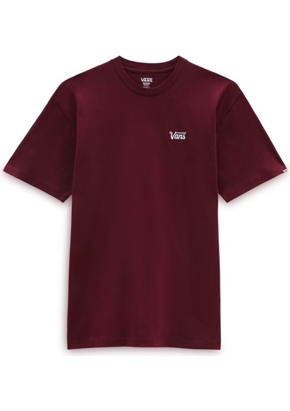 Mını Scrıpt Tee-B Bordo Erkek Kısa Kol T-Shirt