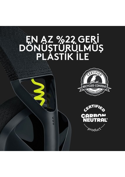 G G435 Lıghtspeed Kablosuz Oyuncu Kulaklığı - Siyah (KUTUSUZ )