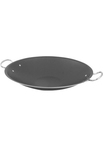 Içi Dışı 3 Kat Teflon Kaplama 45CM Alüminyum Kavurma Bazlama Sacı Yapışmaz Saplı Saç Kavurma Tavası
