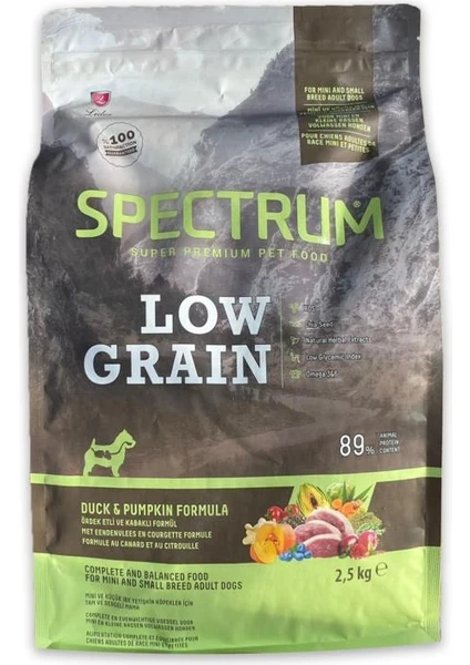 Low Grain Ms Breed Ördeki&balkabaklı Küçük Irk Yetişkin Köpek Maması 2,5 kg