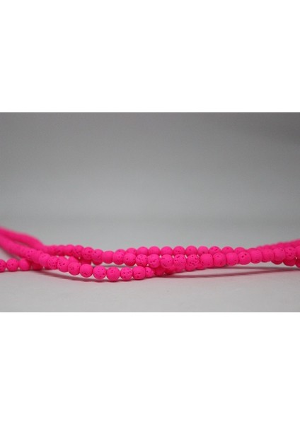 Lav Taşı Fosforlu Pembe Renkli Yarım Dizi 6mm (18CM Uzunluğundadır) indirimleri