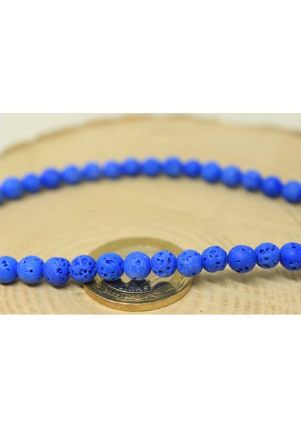 Lav Taşı Lacivert Yarım Dizi 6mm (18CM Uzunluğundadır) modelleri