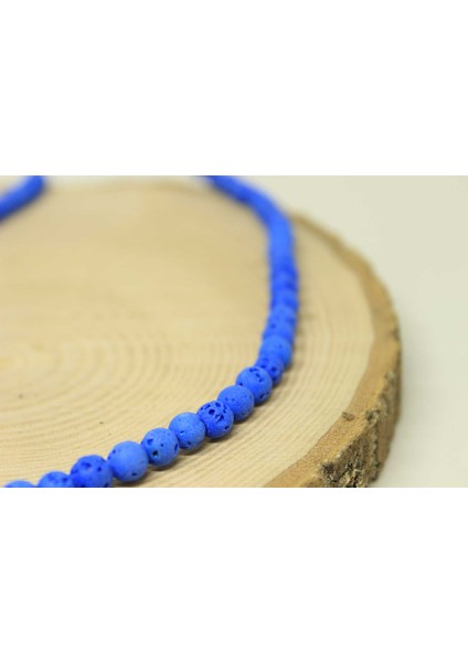 Lav Taşı Lacivert Yarım Dizi 6mm (18CM Uzunluğundadır) fırsatları