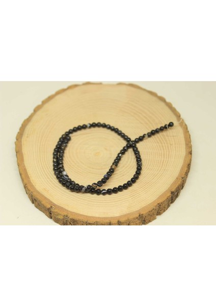 Akik Taşı Yarım Dizi 4mm (27855) (18CM Uzunluğundadır)