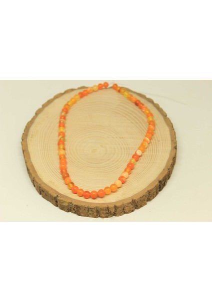 Akik Taşı Yarım Dizi 6mm (27885) (18CM Uzunluğundadır) modelleri