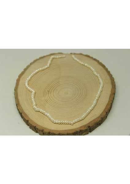 Inci Yarım Dizi Beyaz Rondela 4-5mm Aralığı (18CM Uzunluğundadır)