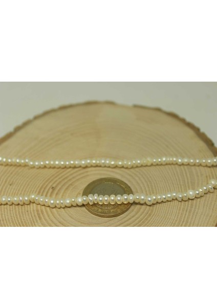 Inci Yarım Dizi Beyaz Rondela 4-5mm Aralığı (18CM Uzunluğundadır) fiyatları