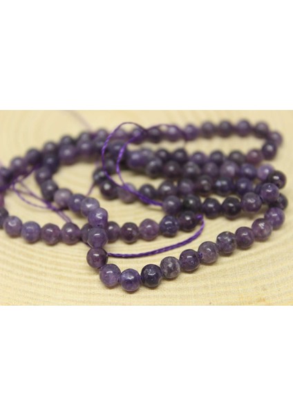 Lepidolit Taşı Yarım Dizi 4mm (18CM Uzunluğundadır) modelleri