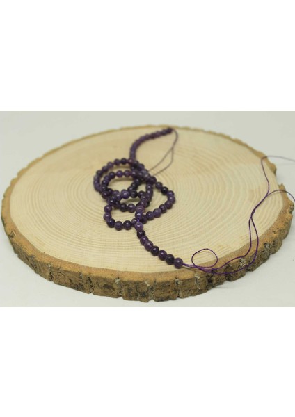 Lepidolit Taşı Yarım Dizi 4mm (18CM Uzunluğundadır) fırsatları