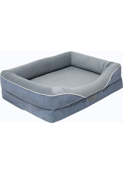 Bolster Üst Kalite Köpek Yatağı 6,5 ve 10 cm Süngerli Kılıflı Sıvı Geçirmez Alezli 2 Fermuarlı modelleri