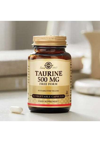 Taurin 500 mg 50 Kapsül