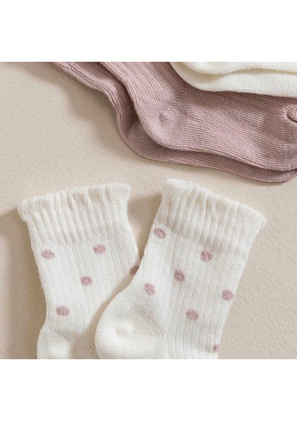 Triko 3 Lü Fırfırlı Çorap Ekru fırsatları