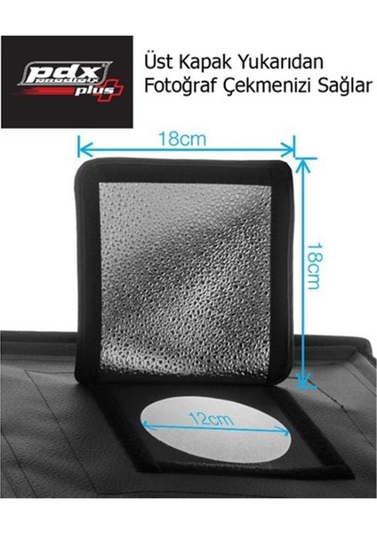 40X40 cm Taşınablir LED Çekim Çadırı