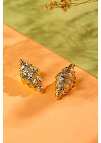 Artisan Bonnet Altın Kaplama Küpe