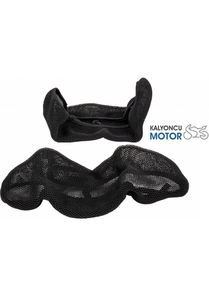 Motosiklet Sele Kılıfı Fileli Siyah Cg -Cub