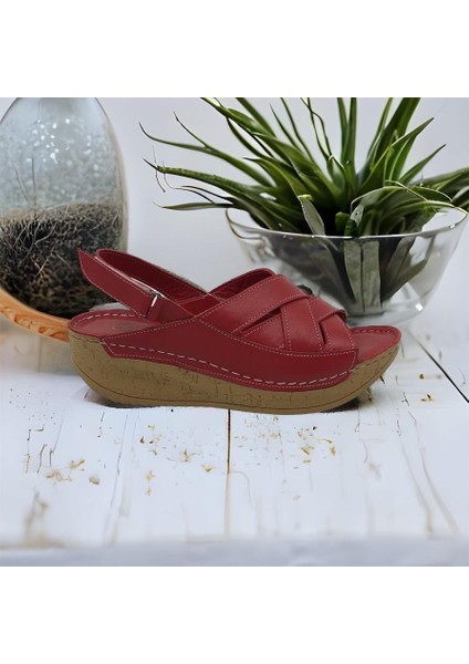Içi Dışı Kadın Yazlık Dolgu Topuk Terlik & Sandalet 36-4110 fiyatları