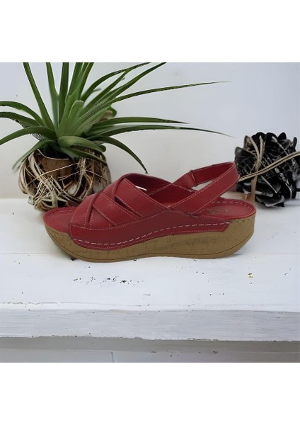 Içi Dışı Kadın Yazlık Dolgu Topuk Terlik & Sandalet 36-4110 modelleri