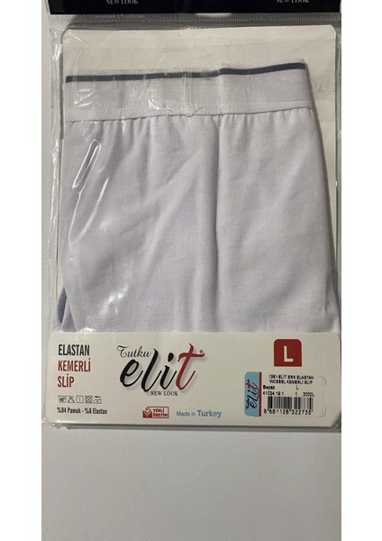 Erkek Likralı Ince Bel Kemerli Slip Külot 1351 - 3 Adet