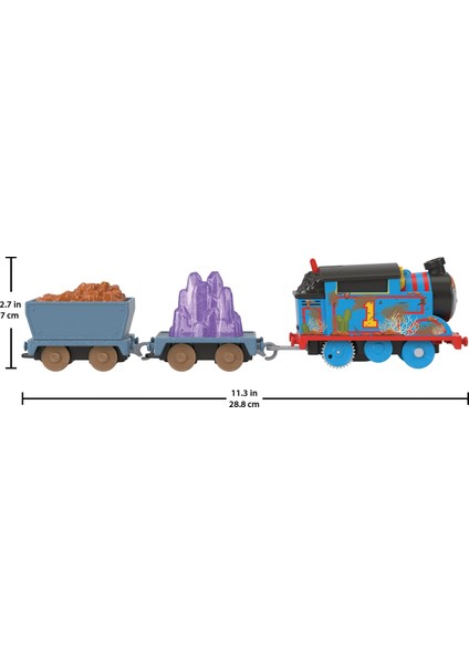 Thomas ve Arkadaşları - Büyük Tekli Tren - Eğlenceli Karakterler HJV43 Crys