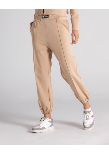 Authentic Handera Kadın Bej Jogger Eşofman Altı