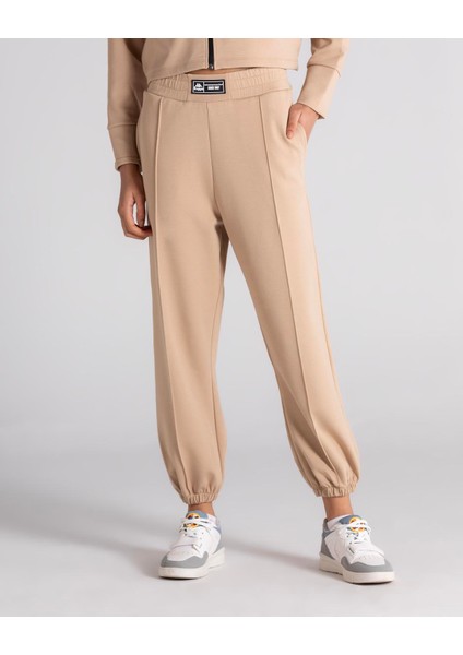 Authentic Handera Kadın Bej Jogger Eşofman Altı
