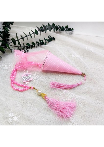 20 Adet Asetatlı Külah Incili Tesbihli Kız Bebek Mevlüt Lik