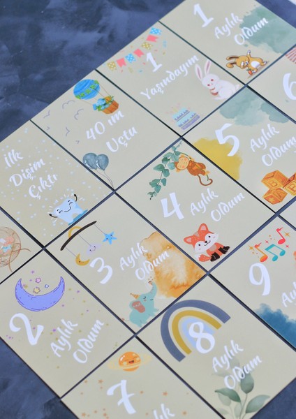 15'li Bebek Anı Kartı Seti fiyatları