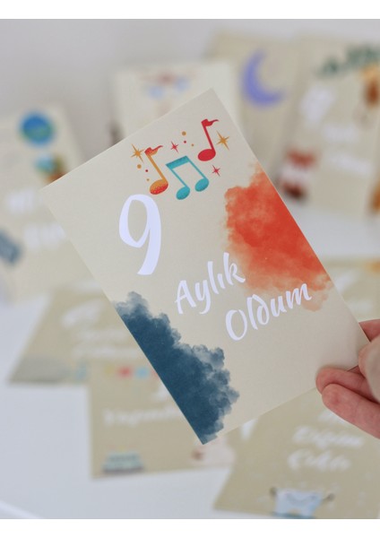 15'li Bebek Anı Kartı Seti modelleri