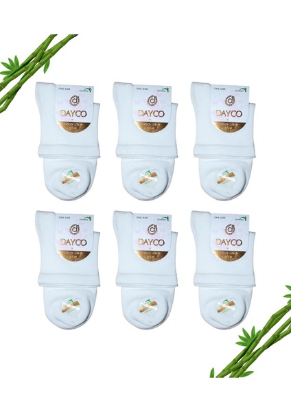 Premium Dikişsiz Kadın Bambu Y. Konç Çorap 6'lı Set