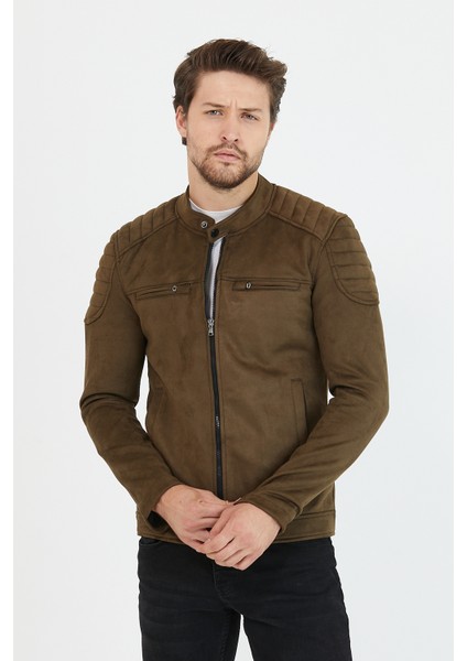 Erkek Haki Yeni Sezon Süet Ceket fırsatları
