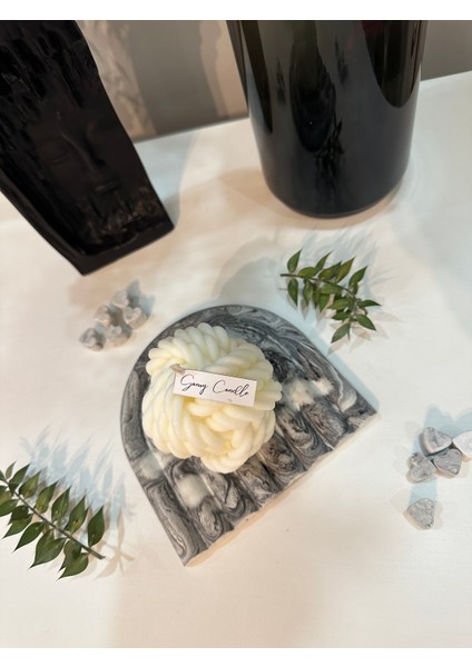 Kokulu Mum , Dekoratif Örgü Mum , %100 Soya Mum, Dekoratif Mum,soya Wax
