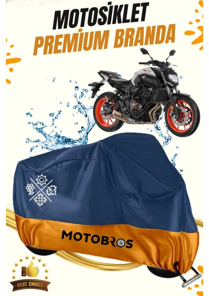 Motosiklet Yamaha MT07 Branda Lüx Premium Paraşüt Kumaşı Su Geçirmez Ömürlük Kullanım