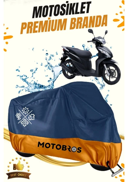 Motosiklet Honda Dio Lüx Premium Paraşüt Kumaşı Branda Su Geçirmez Ömürlük Kullanım